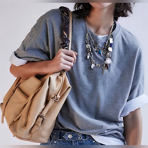 We The Free Emerson Tote Bag Color Italian Straw, Retail Price $248.00 USD - Picture 3 of 16